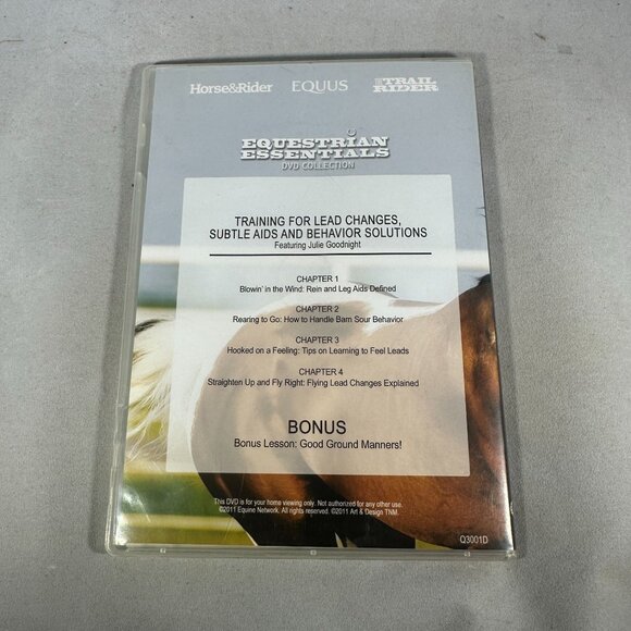 Equestrian Essentials DVD Collection Training By Julie Goodnight Riding & Ground - Picture 2 of 3